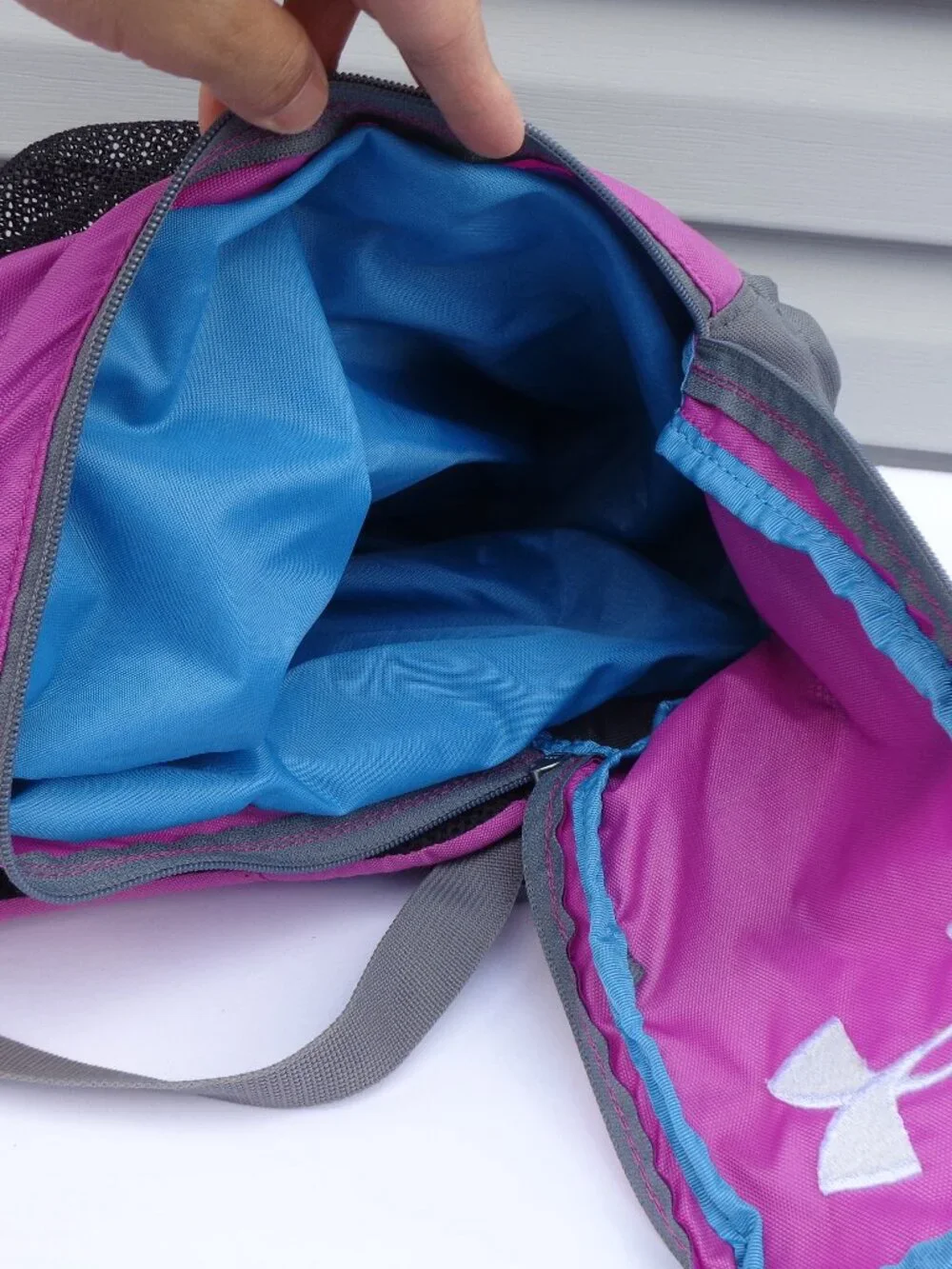 Under Armour Backpack Scrimmage Gym Workout Overnight Laptop Sports Bag Purple